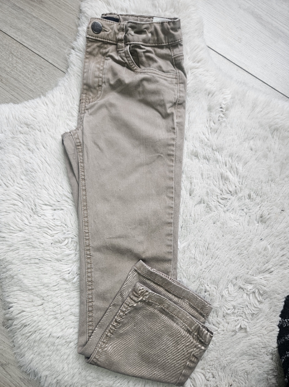 Tag Brand Beige Khaki Straight Leg Pants - Classic Boys/Kids Casual Trousers S🩷
